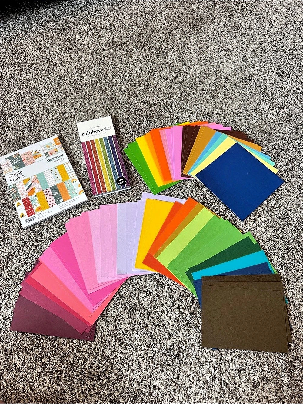 Scrapbook Paper Assortment Multicolor
